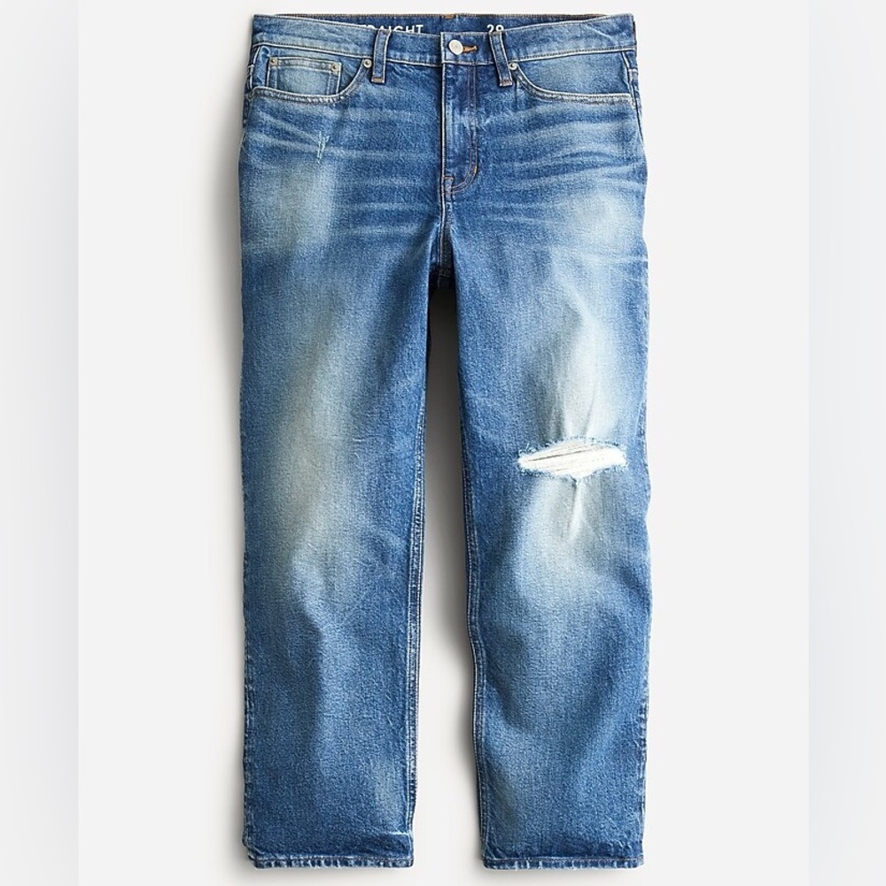 J.CREW High-rise '90s classic straight-fit jean in Vesey Street wash - NWT